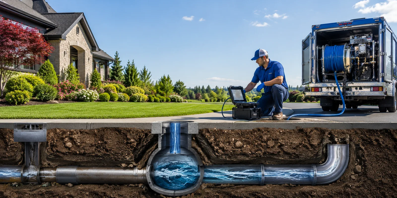 Drainage restoration information for Marine, IL